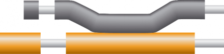 Trimming, separating and stripping of individual zipcord conductors